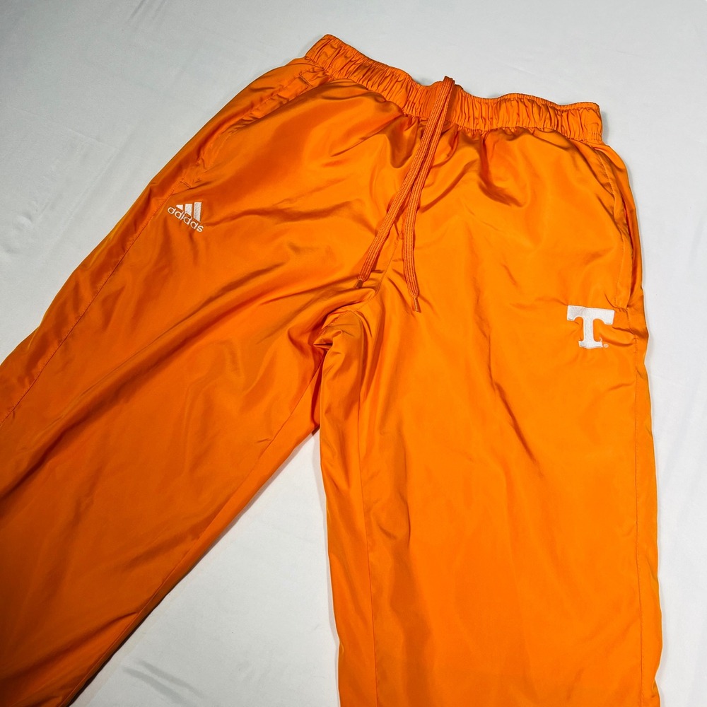 Adidas Tennessee Volunteers Mens Orange Track Pants Tennessee T Logo Medium